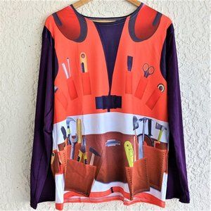 Construction Worker Costume Shirt (NWT)